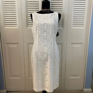 Cheeta B white eyelet dress.